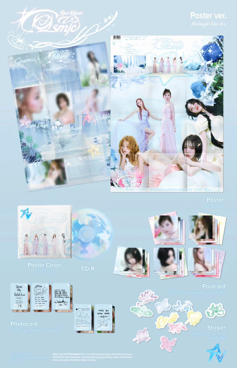 RED VELVET - COSMIC (MINI ALBUM) POSTER VER. - Image 3