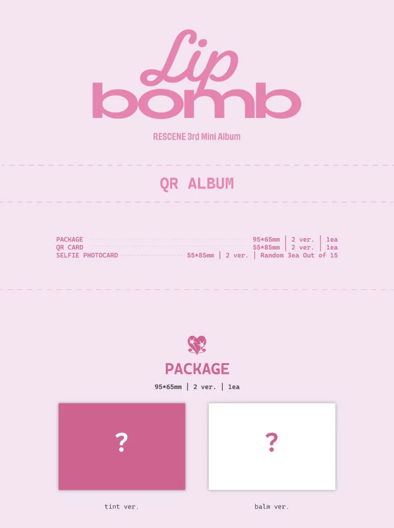 RESCENE - LIP BOMB (QR ALBUM) (PHOTOCARD VER.) - Image 2