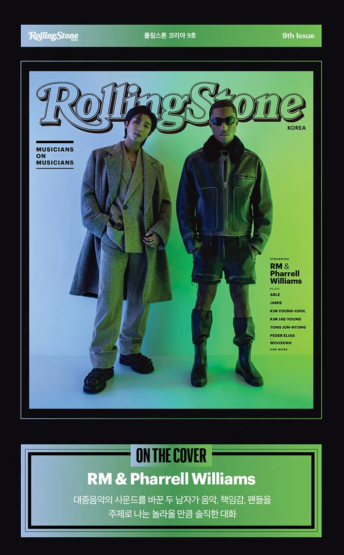 RM & PHARRELL WILLIAMS - COVER ROLLING STONE KOREA ISSUE 09 - Image 2