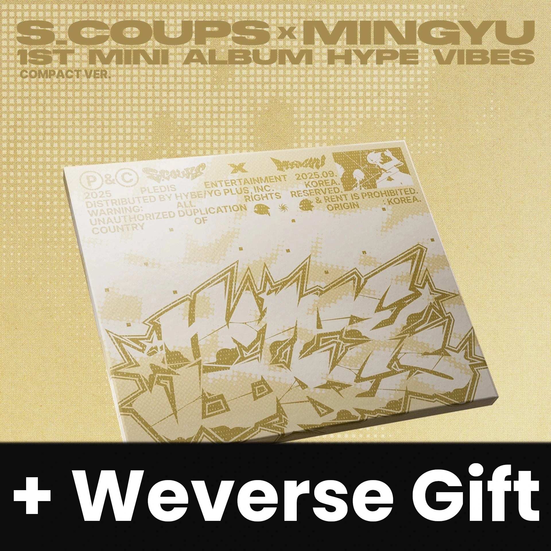 S.COUPS X MINGYU (SEVENTEEN) - HYPE VIBES (COMPACT VER.) + Weverse Gift