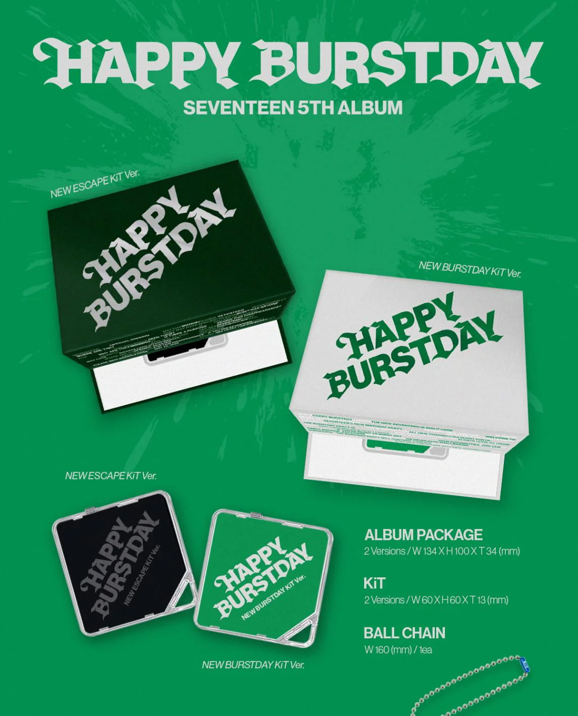 SEVENTEEN - HAPPY BURSTDAY (KIT VER.) - Image 2