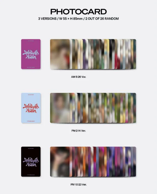 SEVENTEEN - SEVENTEENTH HEAVEN (11TH MINI ALBUM) - Image 9