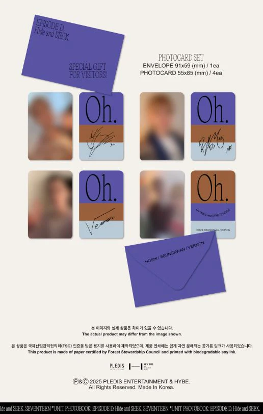 SEVENTEEN - UNIT PHOTOBOOK C & D (EPISODE: OH, MY DAYS AND SWEET VOICE) - Image 10