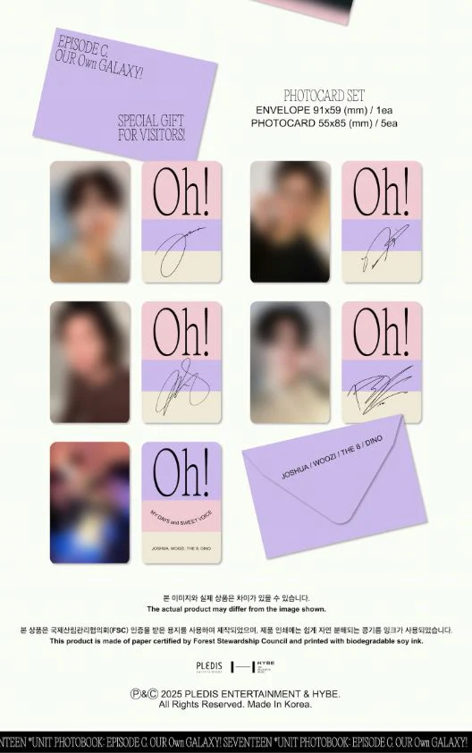SEVENTEEN - UNIT PHOTOBOOK C & D (EPISODE: OH, MY DAYS AND SWEET VOICE) - Image 5