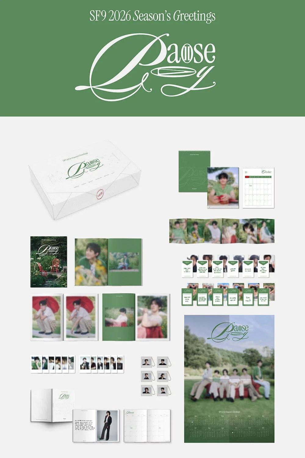 SF9 - 2026 SEASON'S GREETINGS + POB SOUNDWAVE PHOTOCARD - Image 3
