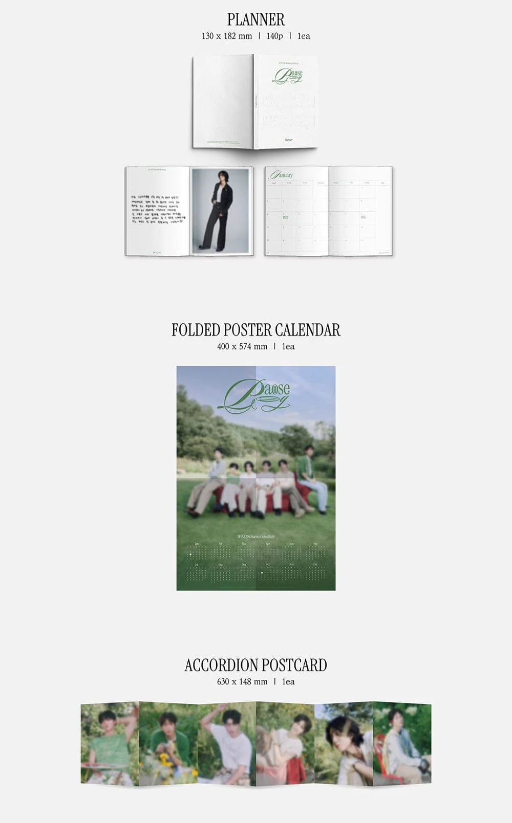SF9 - 2026 SEASON'S GREETINGS + POB SOUNDWAVE PHOTOCARD - Image 5