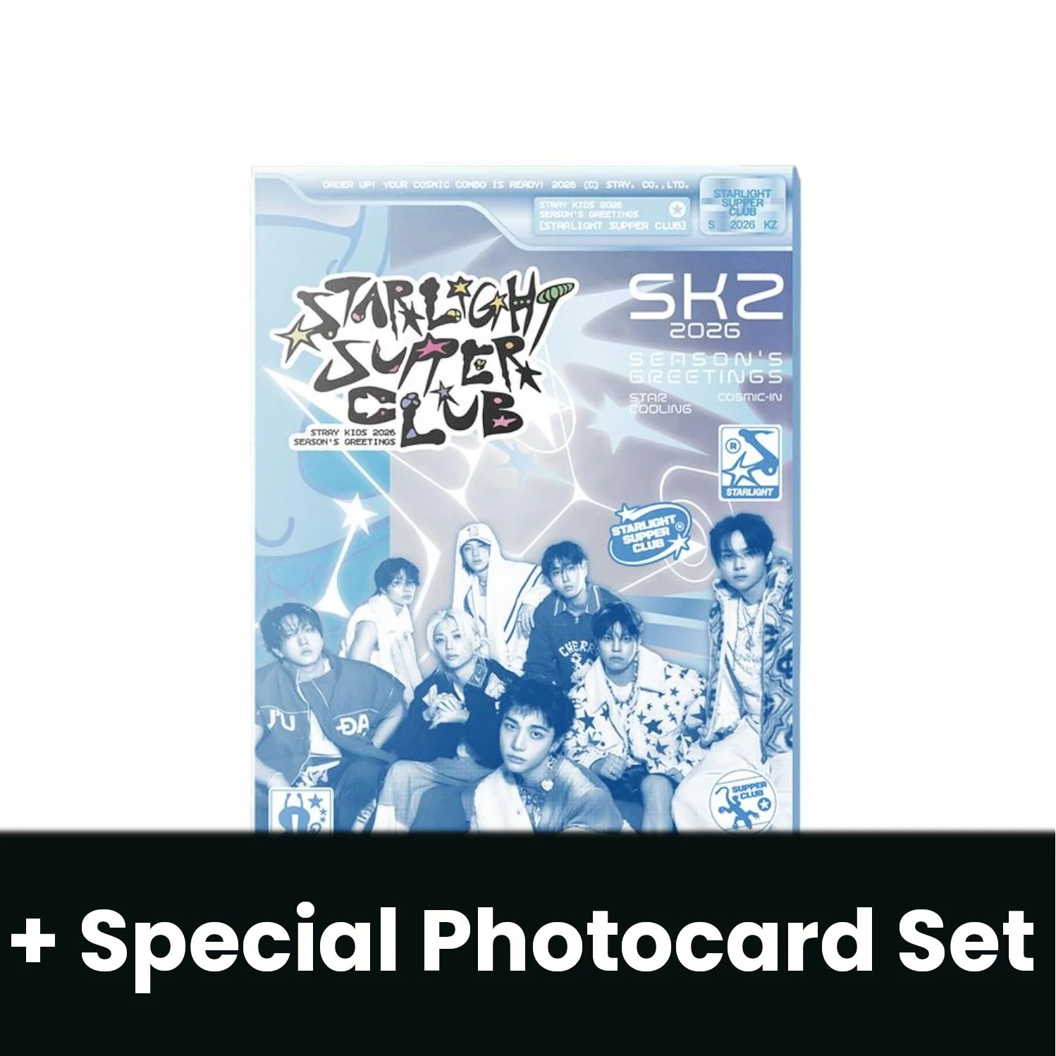STRAY KIDS - 2026 SEASON'S GREETINGS (STARLIGHT SUPER CLUB) + Special Photocard Set