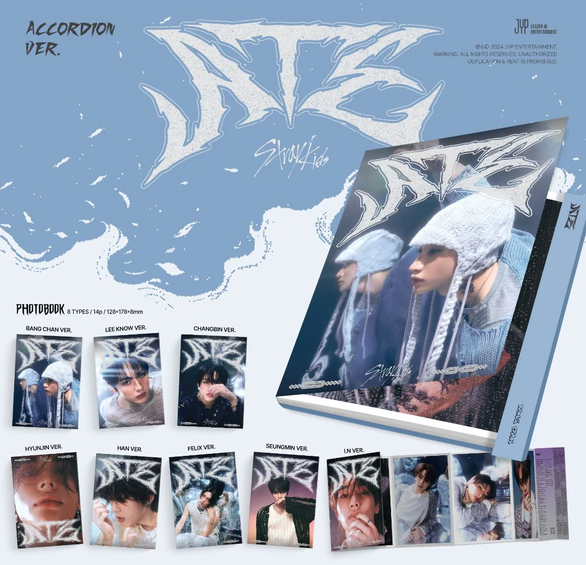 STRAY KIDS - ATE (9TH MINI ALBUM) ACCORDION VER. - Image 2