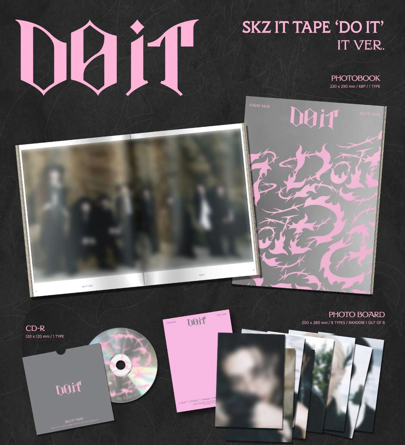 STRAY KIDS - DO IT (IT VER.) + Musicplant Photocard - Image 3