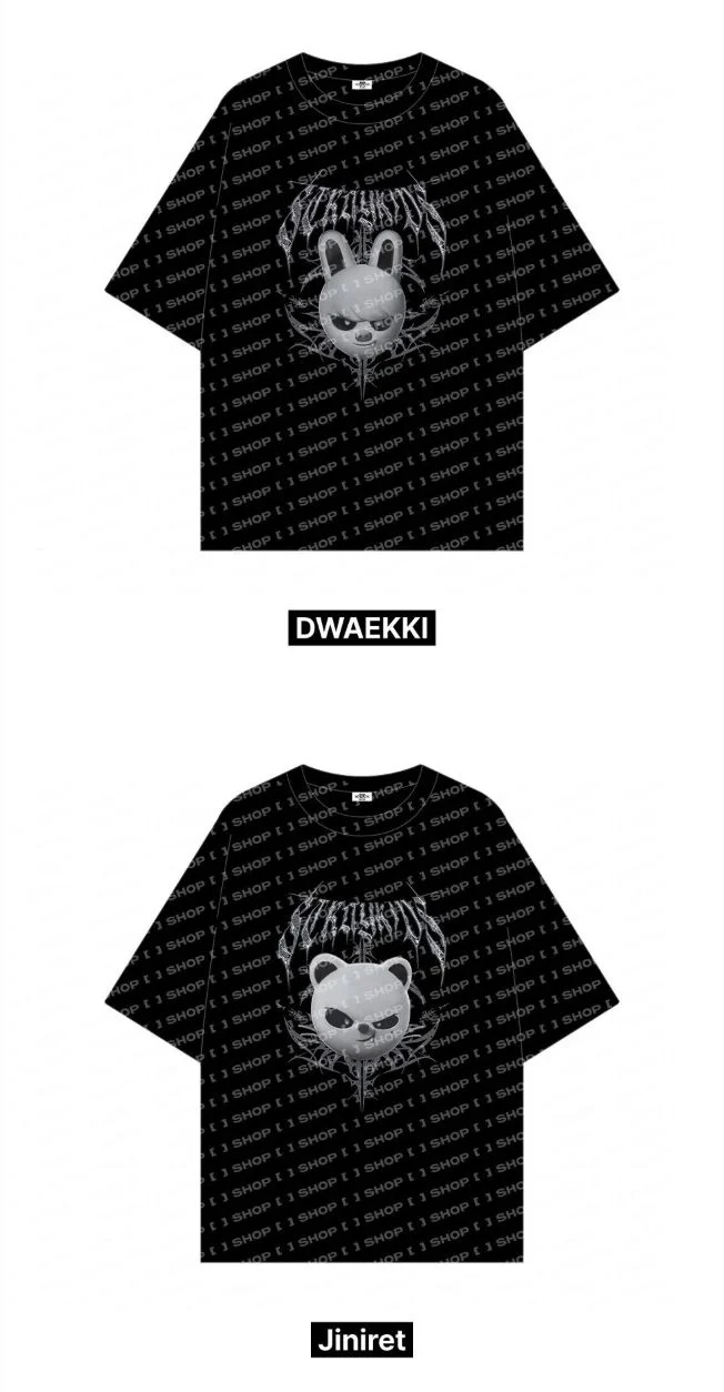 STRAY KIDS - EVIL SKZOO T-SHIRT (DOMINATE WORLD TOUR OFFICIAL MD) - Image 4