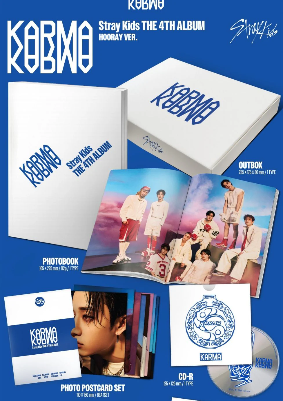 STRAY KIDS - KARMA + Apple Music Photocard - Image 5