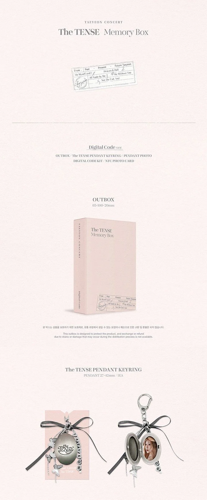 TAEYEON - CONCERT THE TENSE MEMORY BOX - Image 2