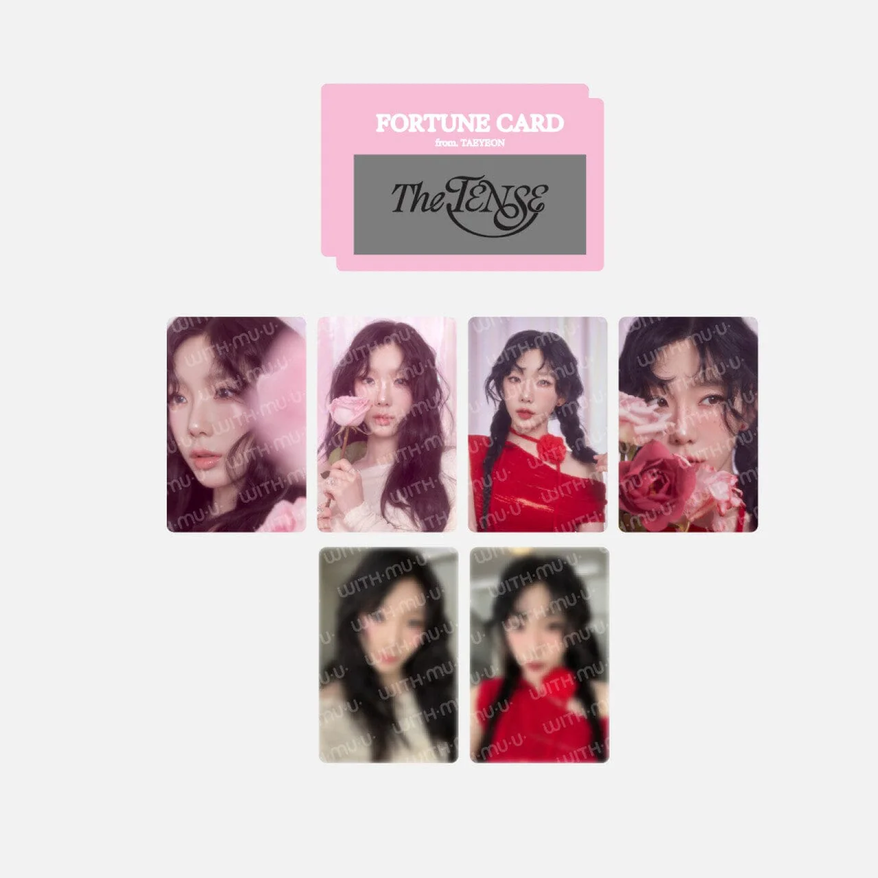 TAEYEON (SNSD) - FORTUNE SCRATCH CARD SET (2025 TAEYEON CONCERT 'THE TENSE' OFFICIAL MD)