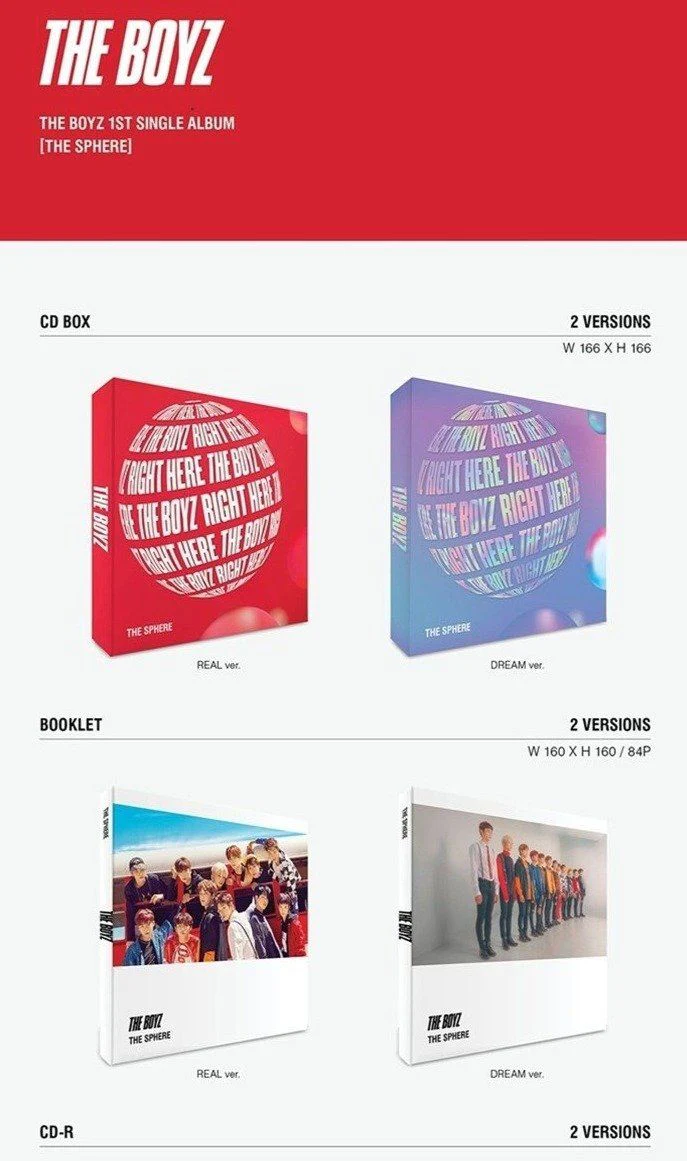 THE BOYZ - THE SPHERE (1ST SINGLE ALBUM) - Image 2