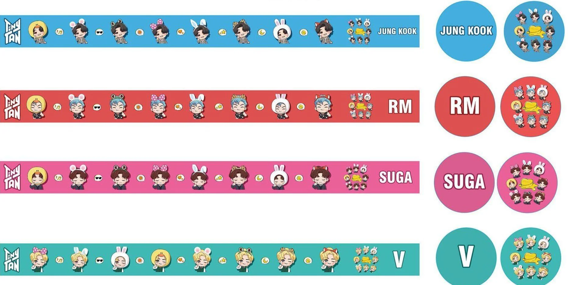 BTS - Butter x TinyTan Washitape - Image 11