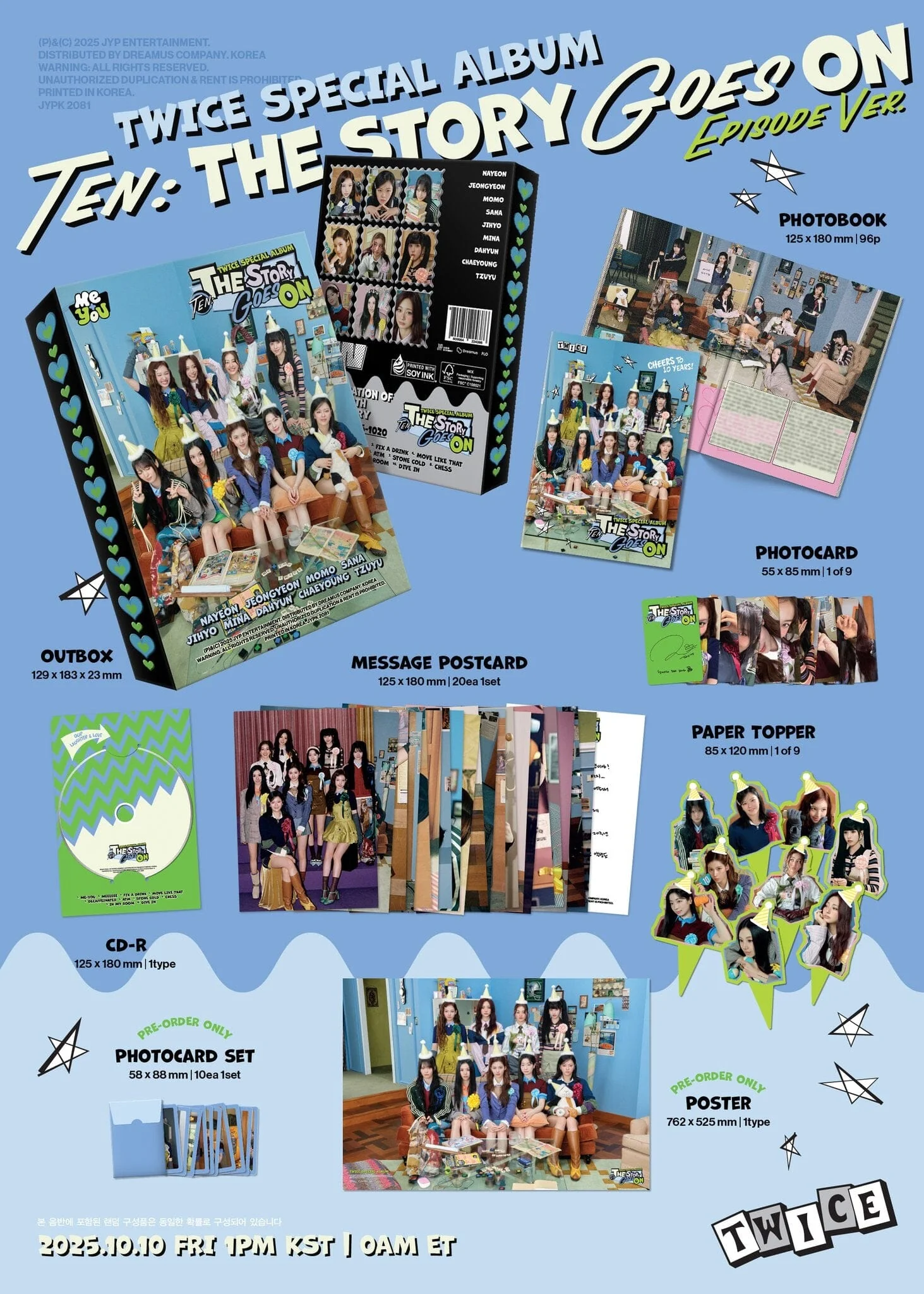 TWICE - TEN : THE STORY GOES ON (EPISODE VER.) - Image 2