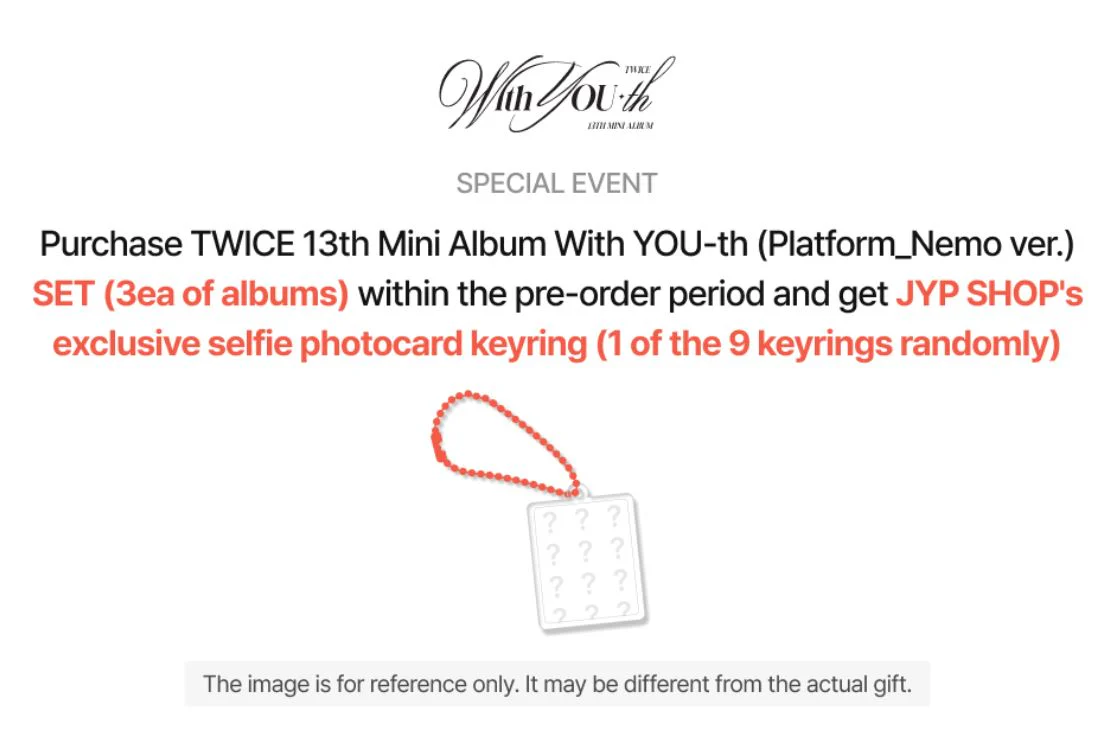 TWICE - WITH YOU-TH (13TH MINI ALBUM) PLATFORM NEMO VER. - Image 4
