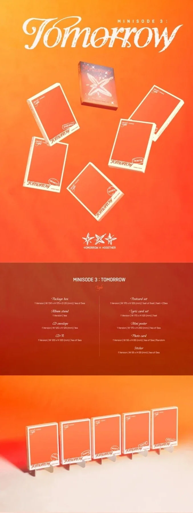 TXT - MINISODE 3 : TOMORROW (LIGHT VER.) - Image 2