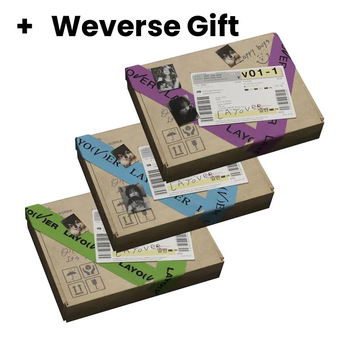 V (BTS) - LAYO(V)ER (1ST SOLO ALBUM) + Weverse Gift
