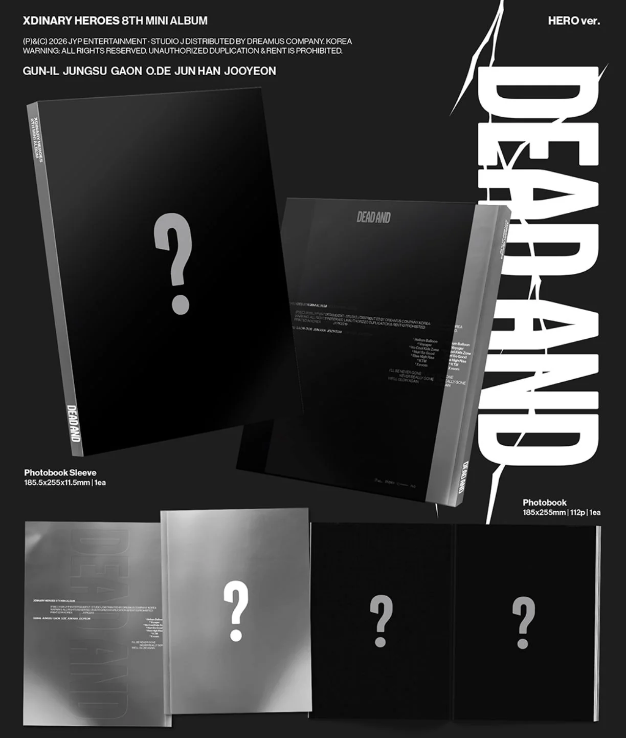 XDINARY HEROES - DEAD AND (PHOTOBOOK VER.) + Apple Music Gift - Image 5