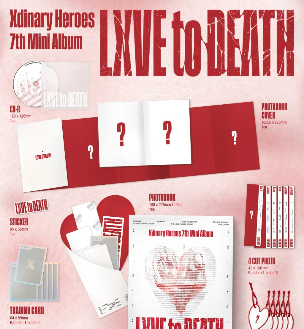 XDINARY HEROES - LXVE TO DEATH + FANS SHOP Photocard - Image 3