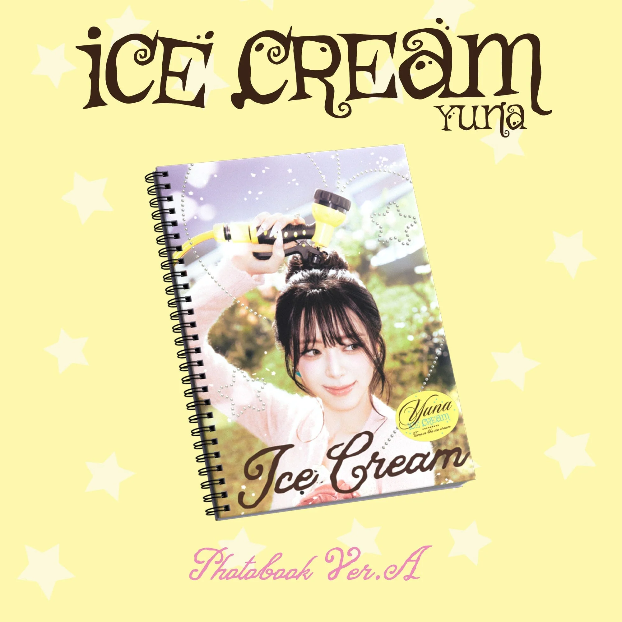 YUNA (ITZY) - ICE CREAM (PHOTOBOOK VER.) + Apple Music Photocard - Image 2