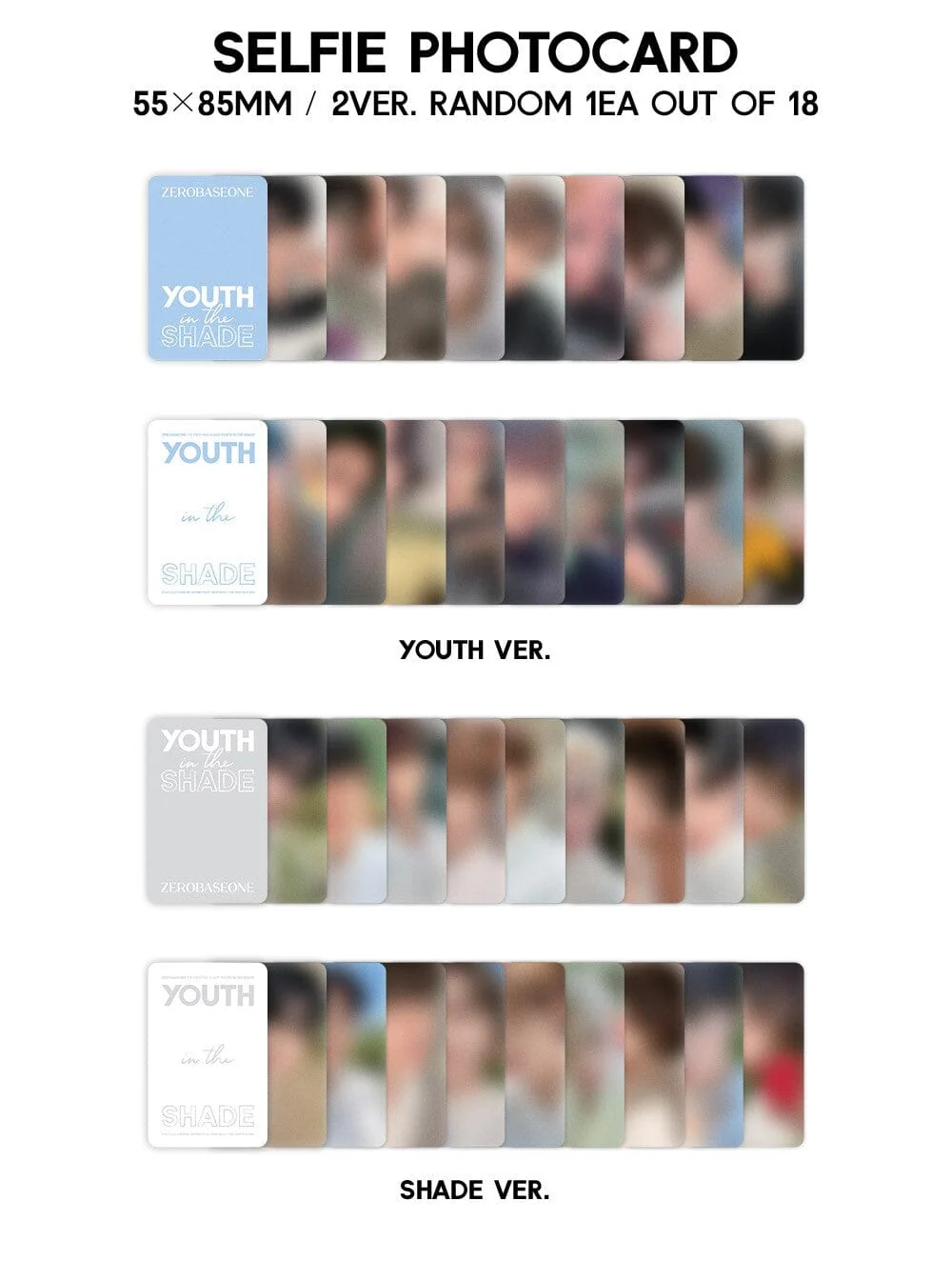 ZB1 - YOUTH IN THE SHADE (1ST MINI ALBUM) - Image 5