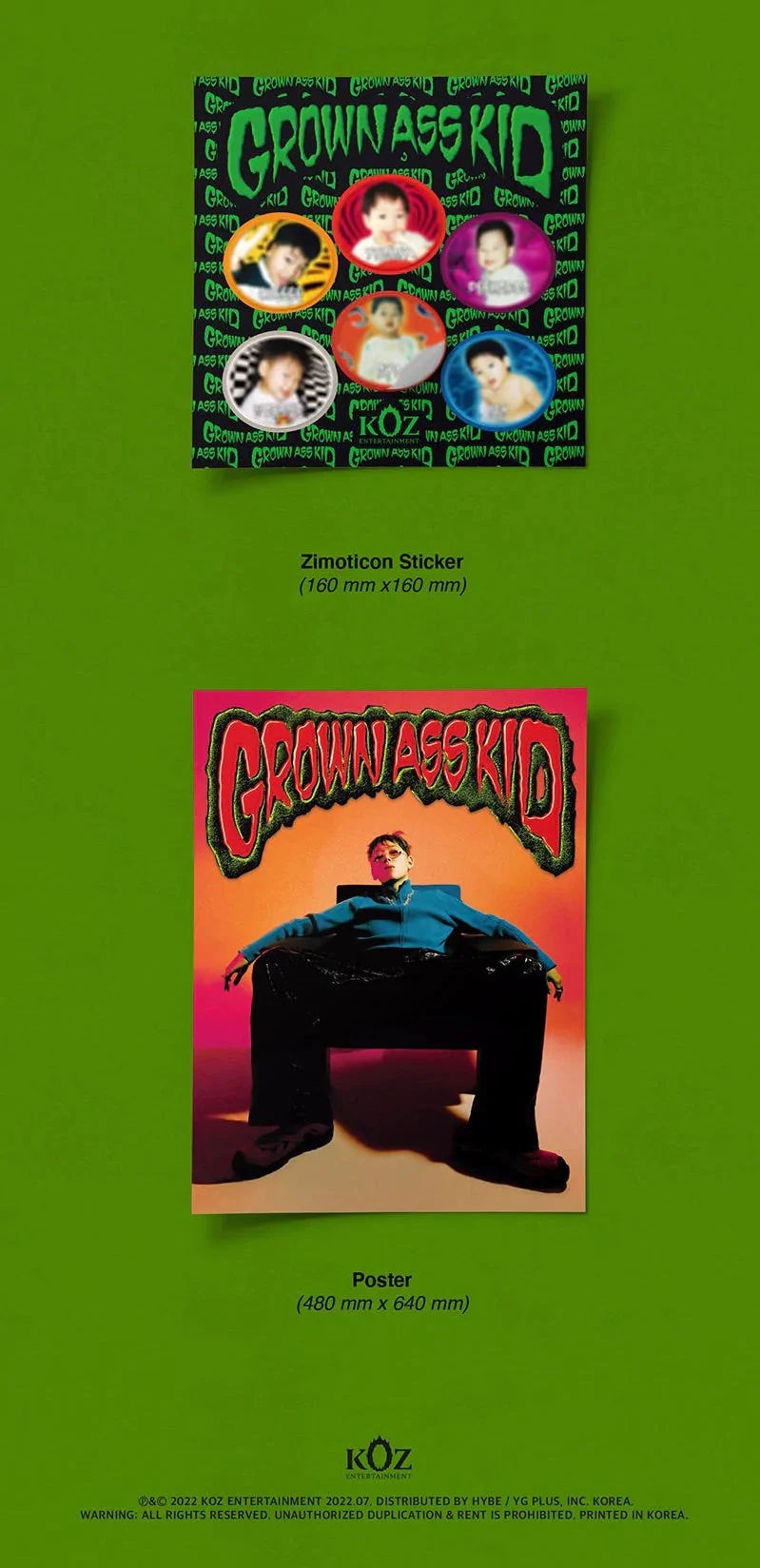 ZICO - GROWN ASS KID (4TH MINI ALBUM) - Image 4